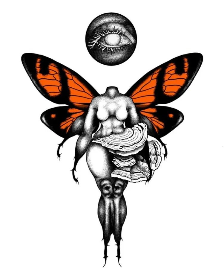 Cicada woman