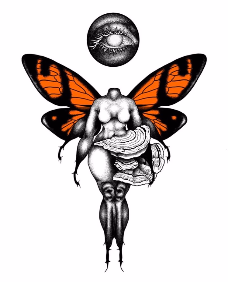 Cicada woman