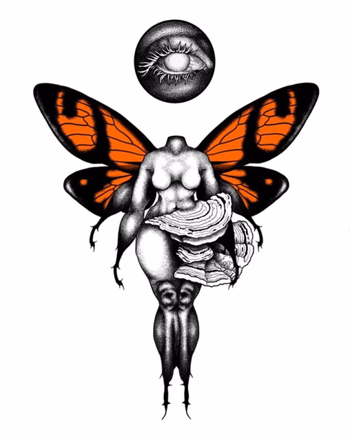 Cicada woman