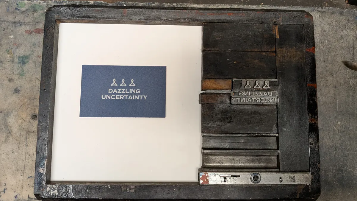 Printed on Mr. Goodman's Press