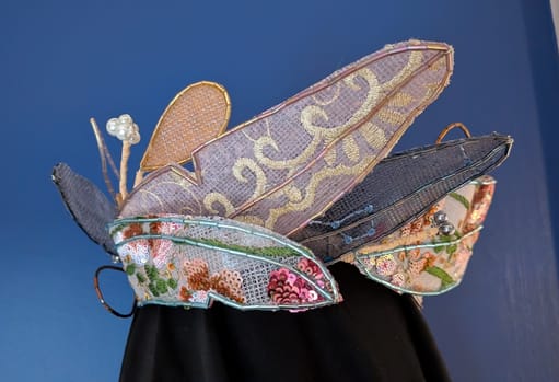 Preening (the feather crown) (image 1 of 3)