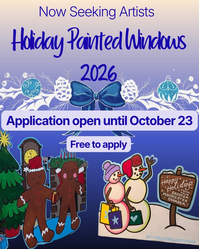 Holiday Painted Windows 2026 exhibition artwork