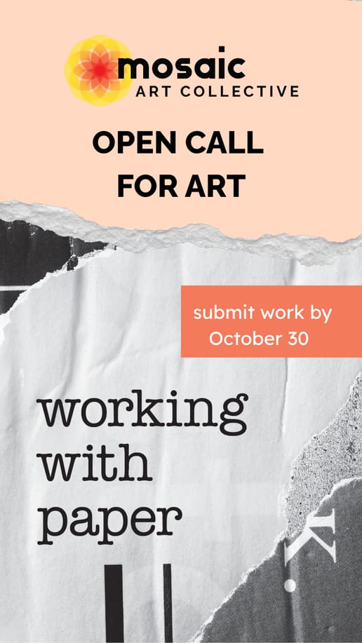 Working With Paper exhibition artwork