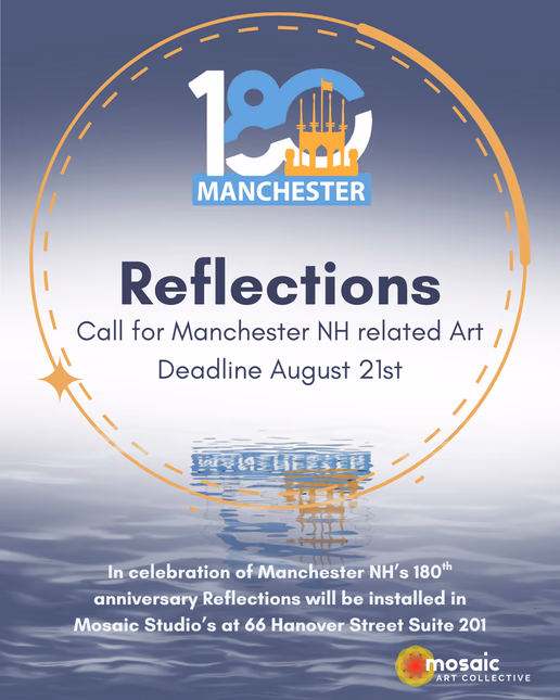 Reflections 180 Years of Manchester NH exhibition artwork
