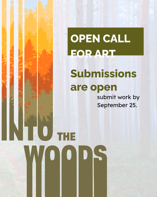Into The Woods exhibition artwork