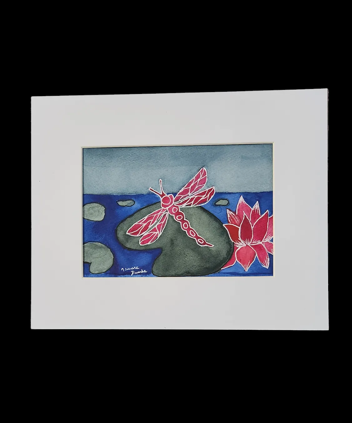 Red Lotus Dragonfly