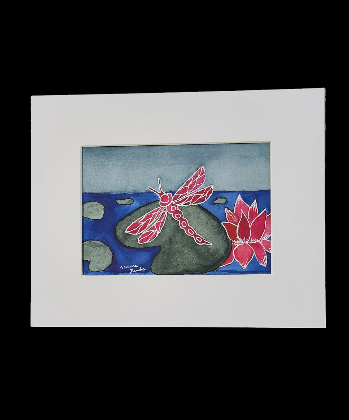 Red Lotus Dragonfly