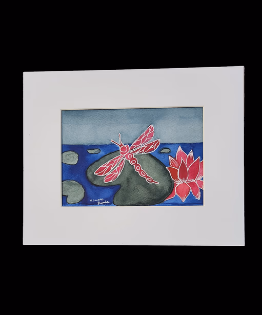 Red Lotus Dragonfly