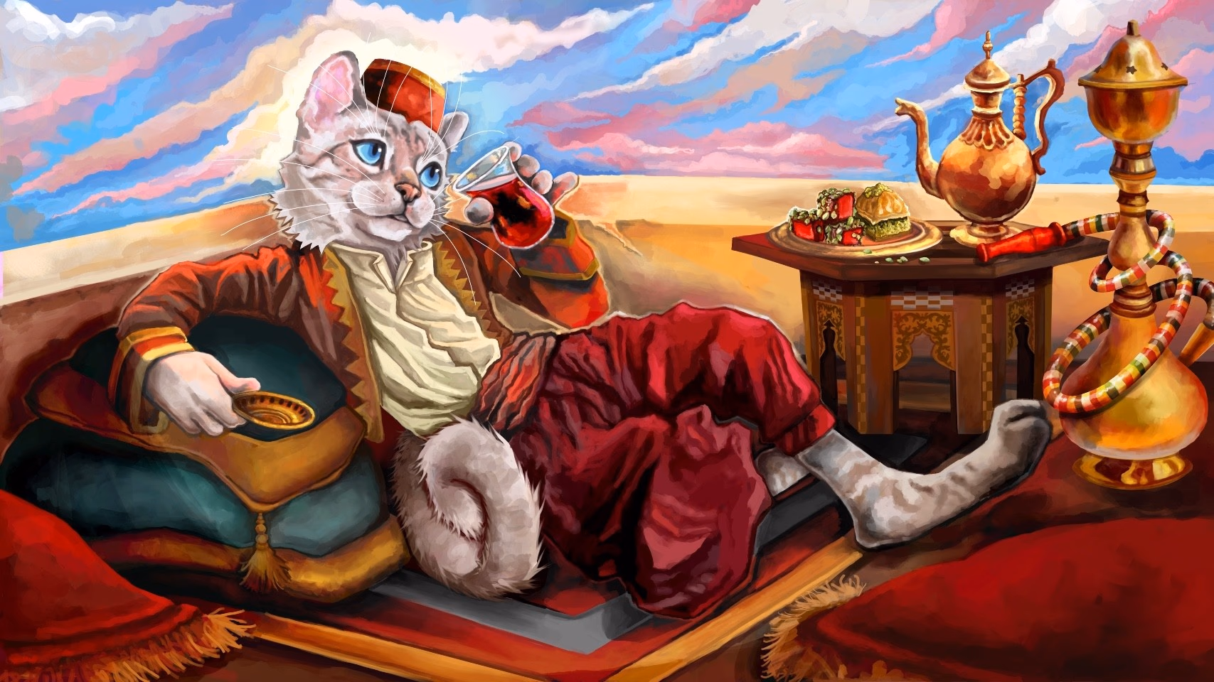 Turkish Tea Cat