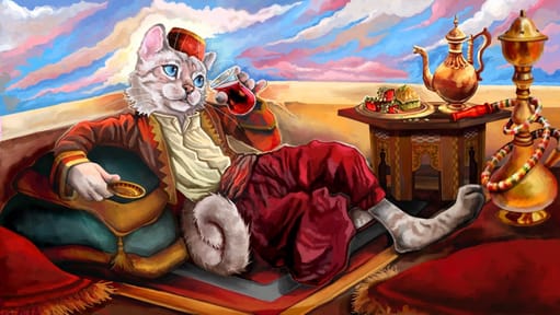 Turkish Tea Cat