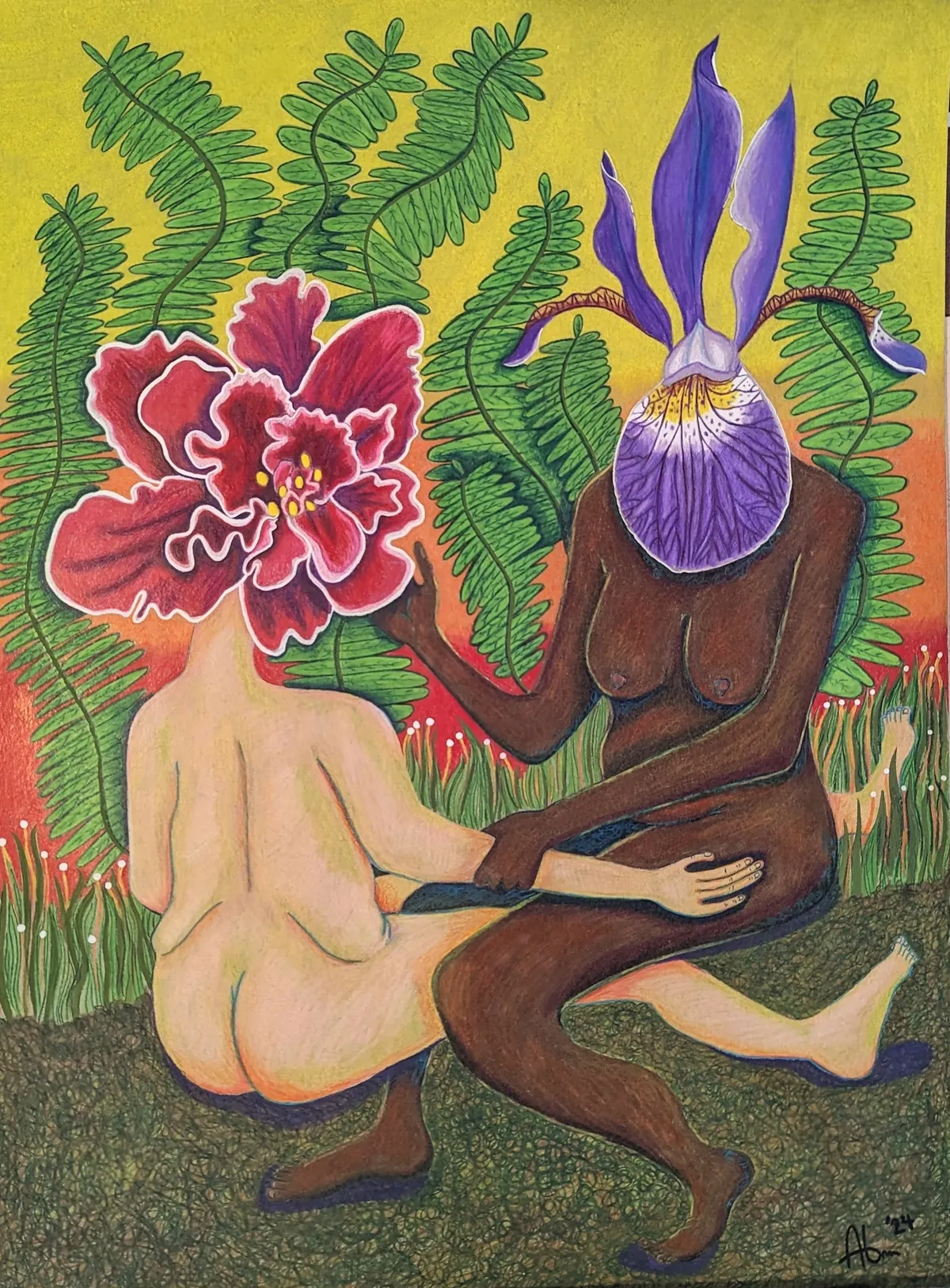 A lover's embrace