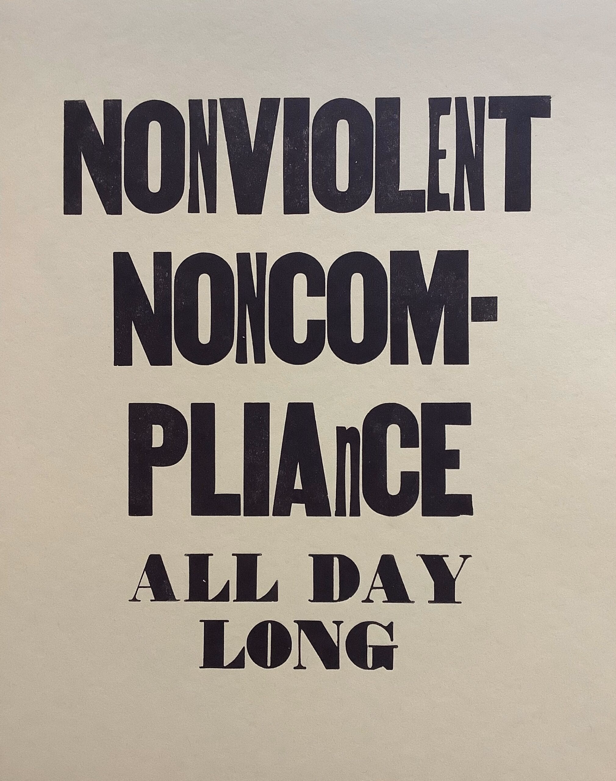Nonviolent Noncompliance