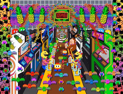 Pixelated Pineapple Arcade