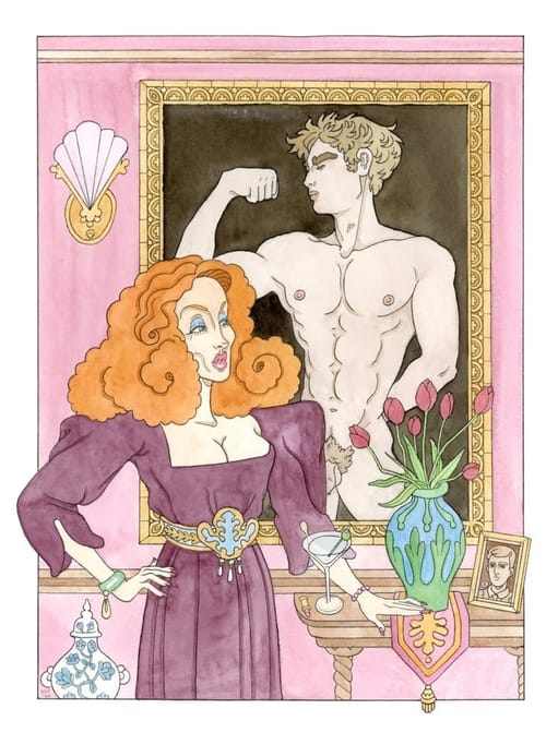 The Cougar and the Painting