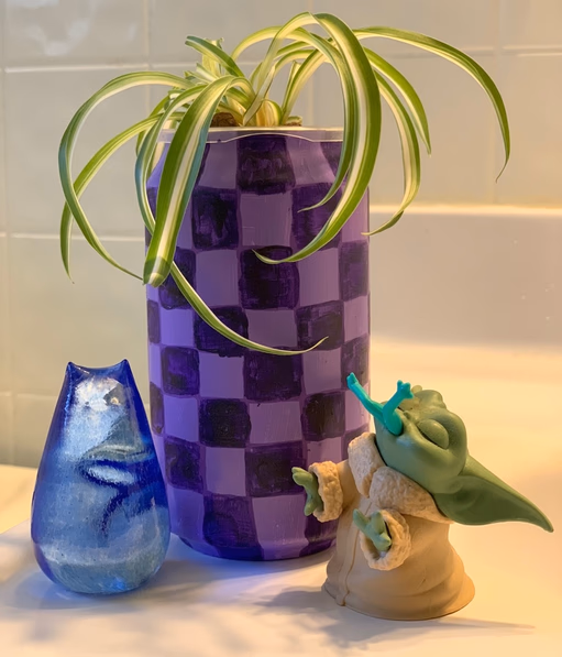 Upcycled Can Planter