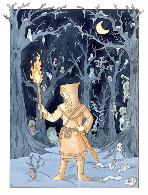 Stalking Through the Forest on a Ghastly Night
