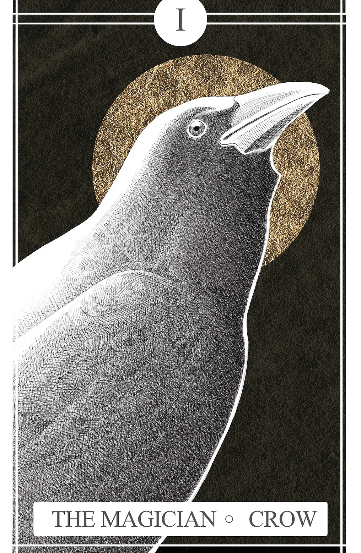 The Magician - Crow | The Avian Tarot