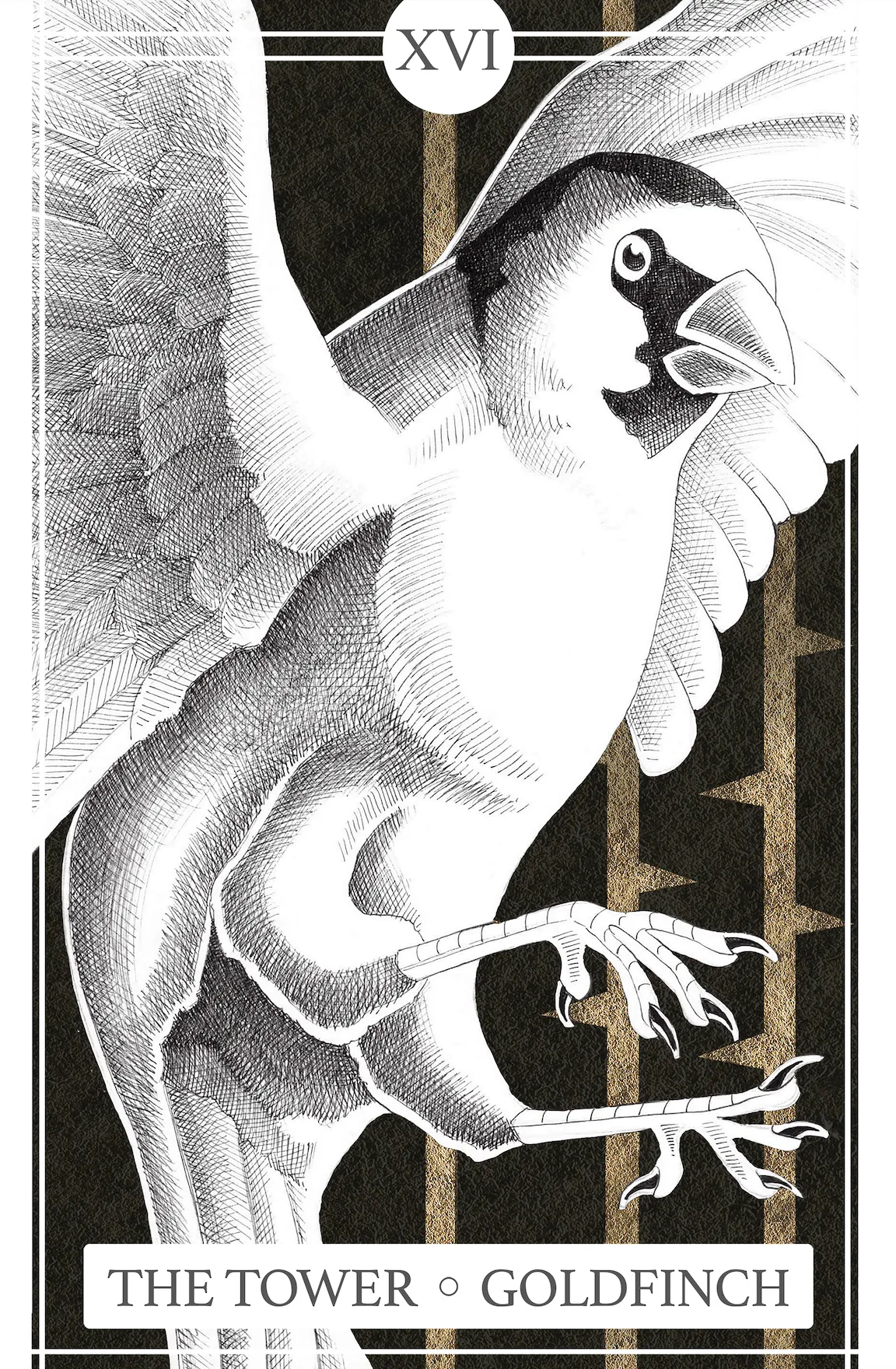 XVI The Tower | The Goldfinch (Print)