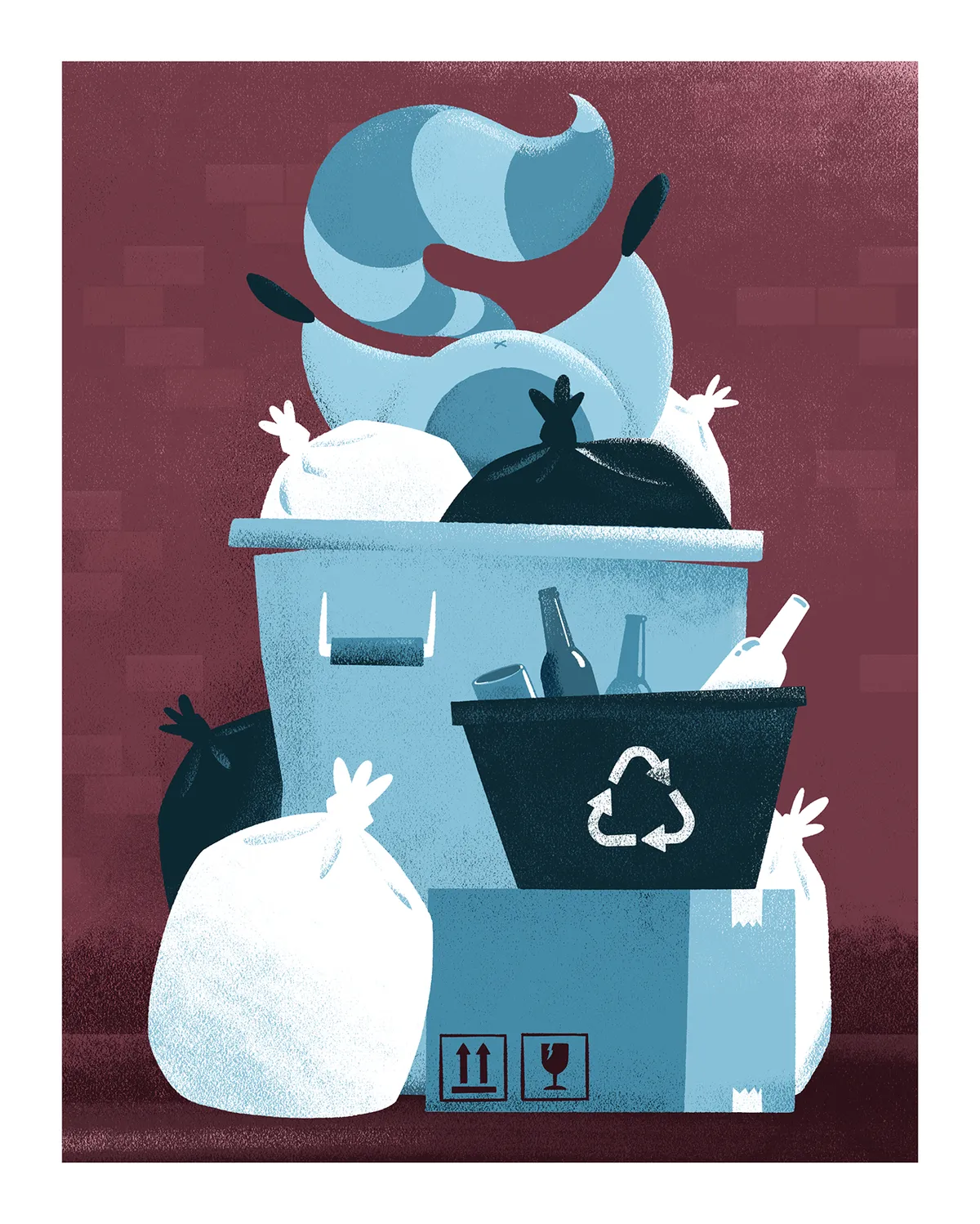 Raccoon Trash